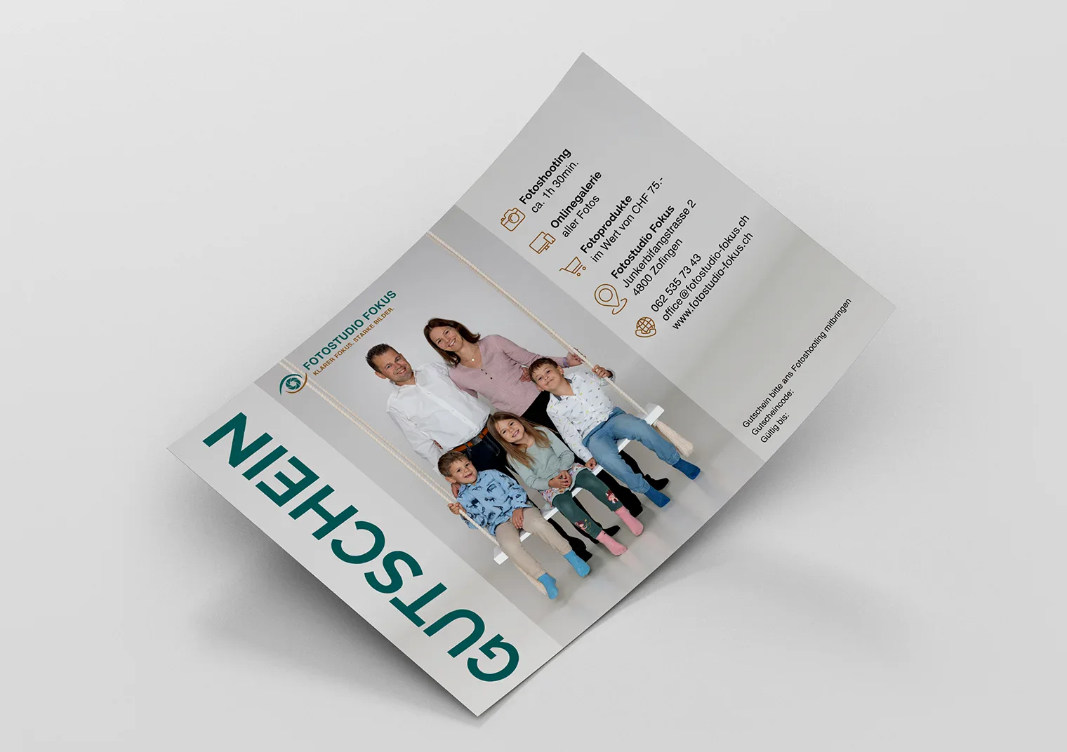 Familien Fotoshooting Gutschein als Geschenk – gemeinsame Erinnerungen festhalten